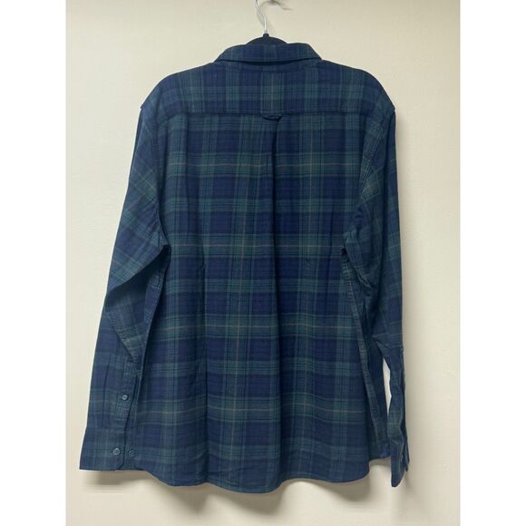 NWT EDDIE BAUER Tartan Plaid Flannel Button Down Shirt, Sz XXL - Picture 5 of 8